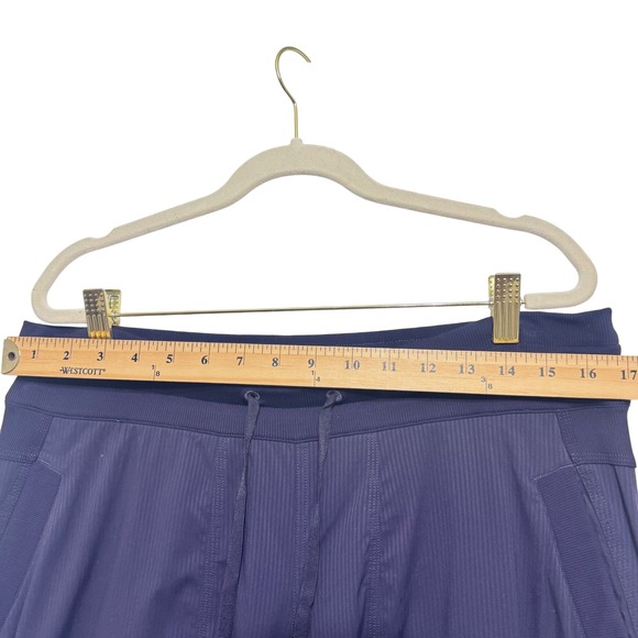 Lululemon Athletica Dance Studio Pants Unlined Navy Blue Size 10 - Picture 9 of 12